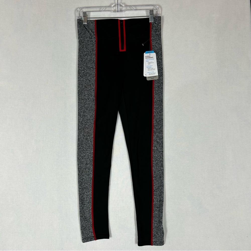 Therapy Performance NWT Leggings Women’s M Ever Dry Tech Mid Rise Side Stripe